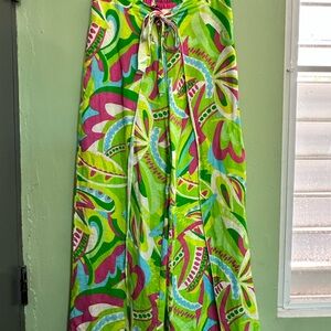 Vibrant Multicolor Wide leg Pants